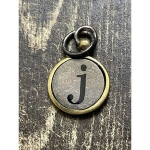 Waxing Poetic Letter J Charm